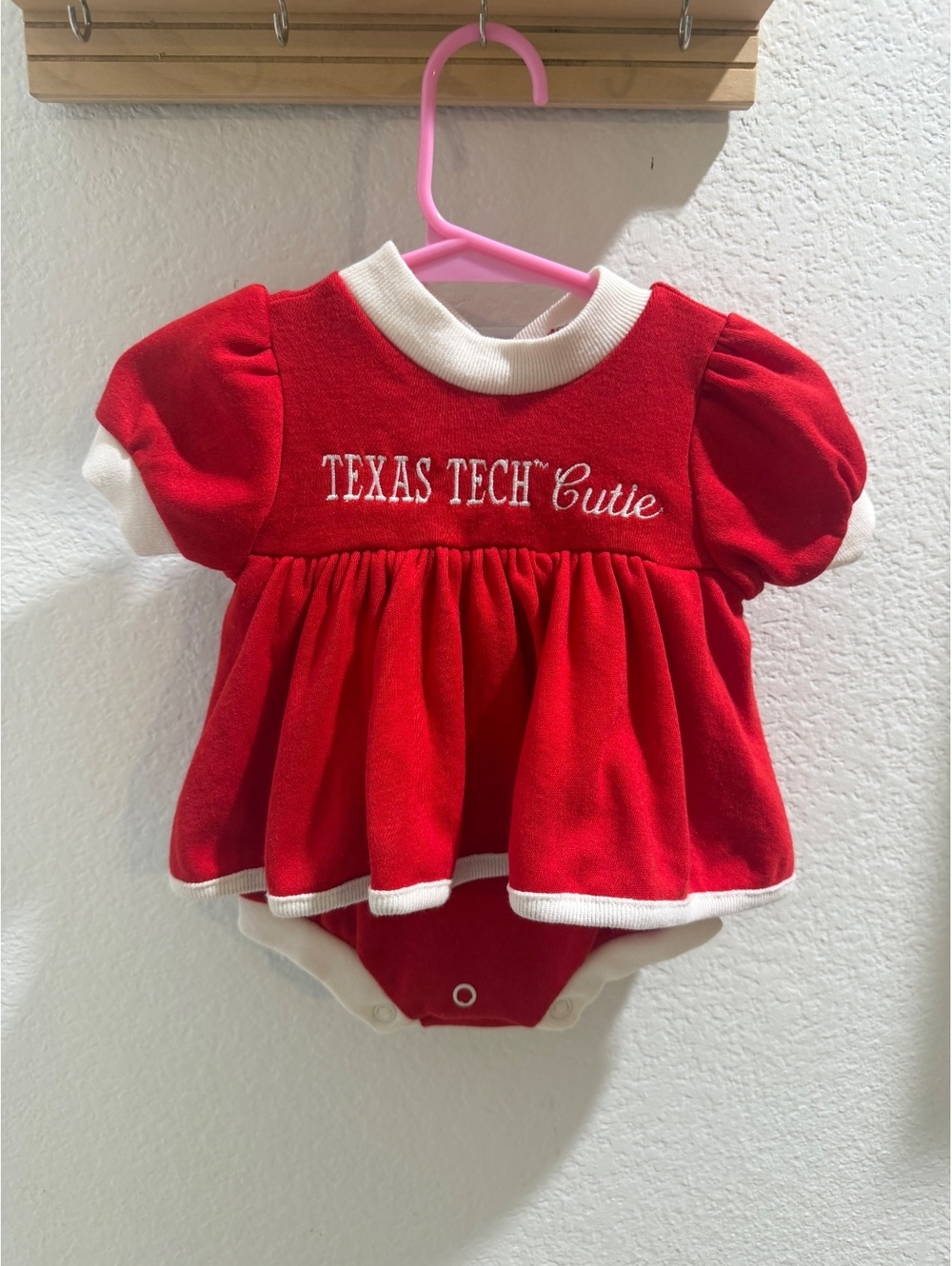 Little King Texas Tech Cutie Baby Bubble